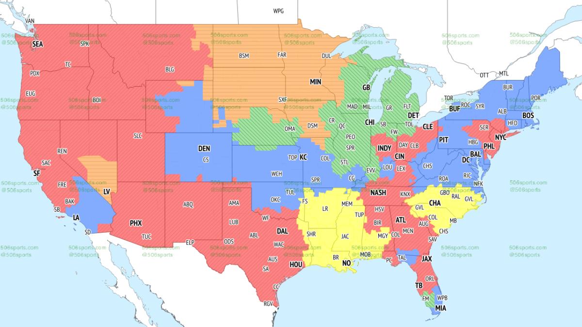 Panthers-Saints projected in Yellow